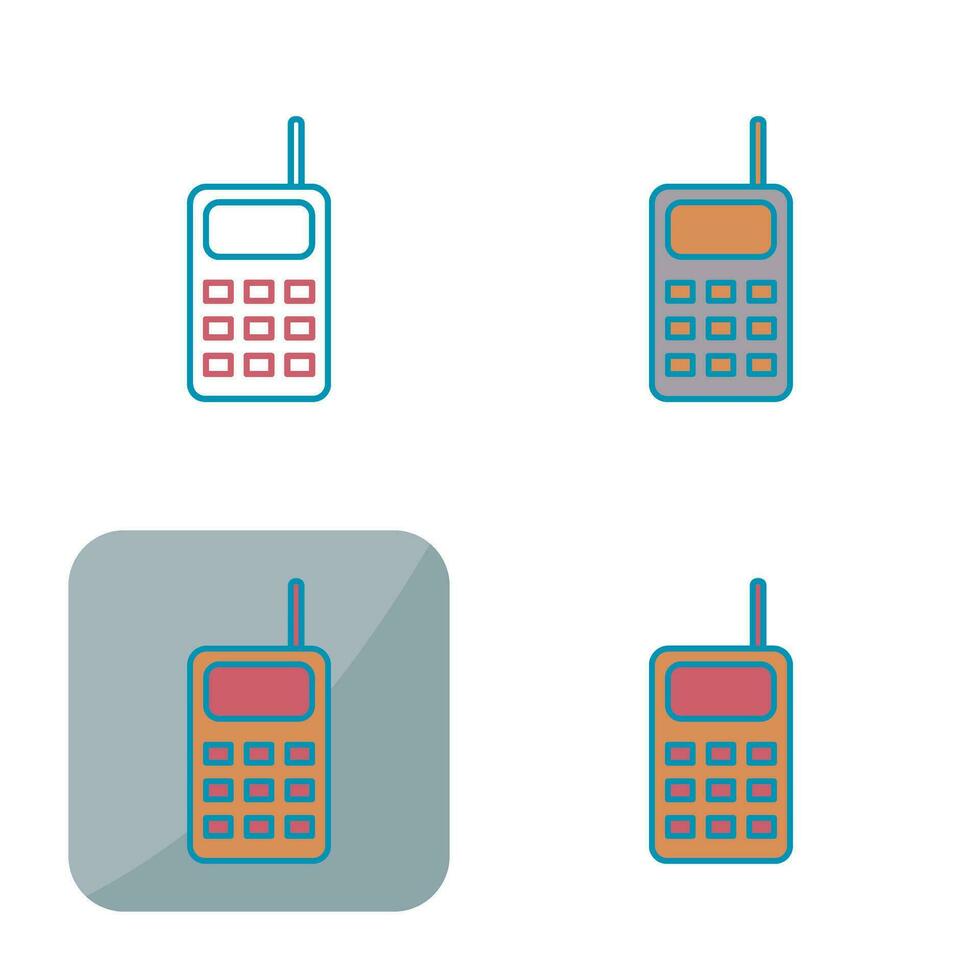 icône de vecteur de talkie-walkie unique