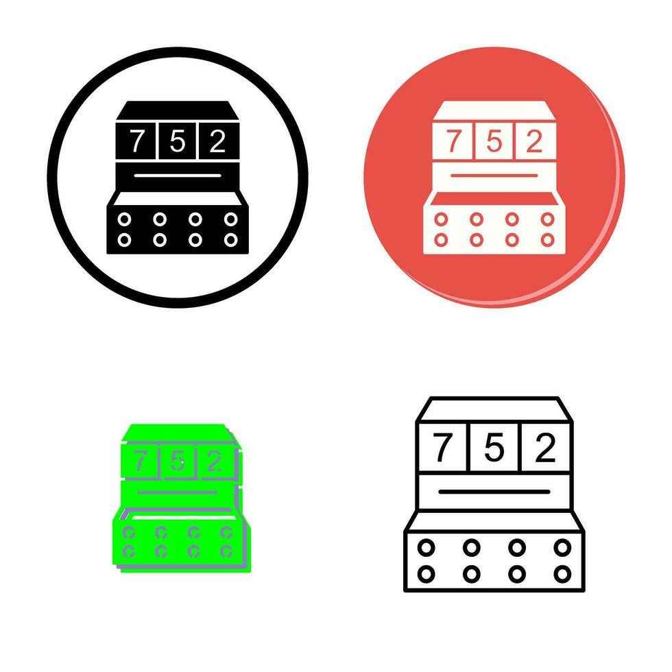 icône de vecteur de machine à sous