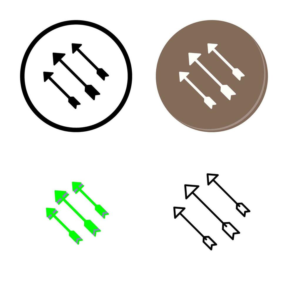 icône de vecteur de flèches uniques