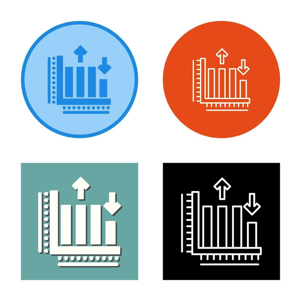 icône de vecteur de graphique à barres