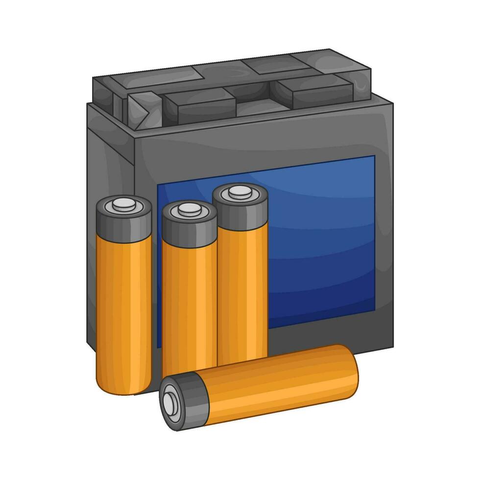 batterie énergie transport illustration vecteur