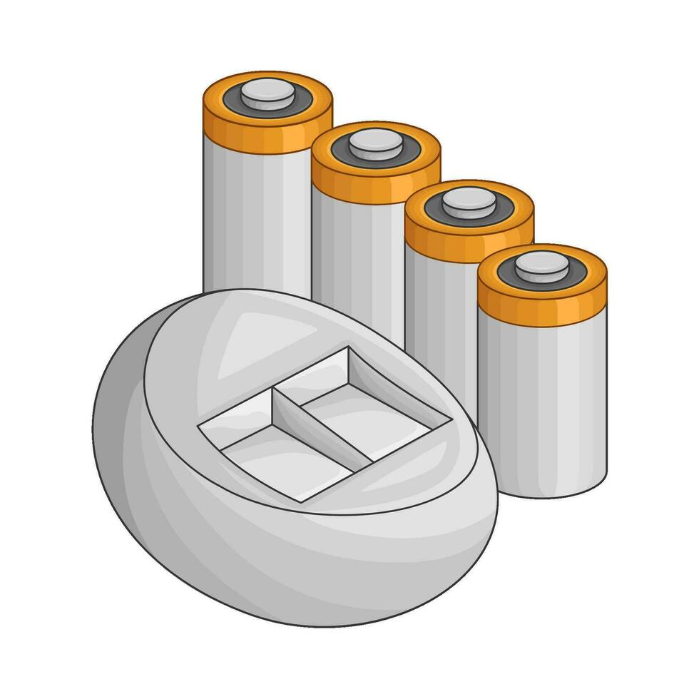 batterie électrique illustration vecteur