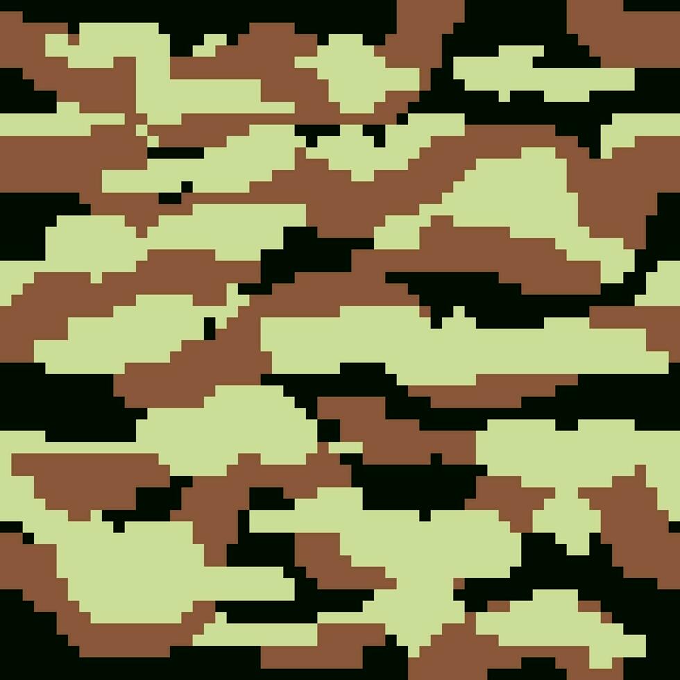 une pixel style camouflage modèle vecteur