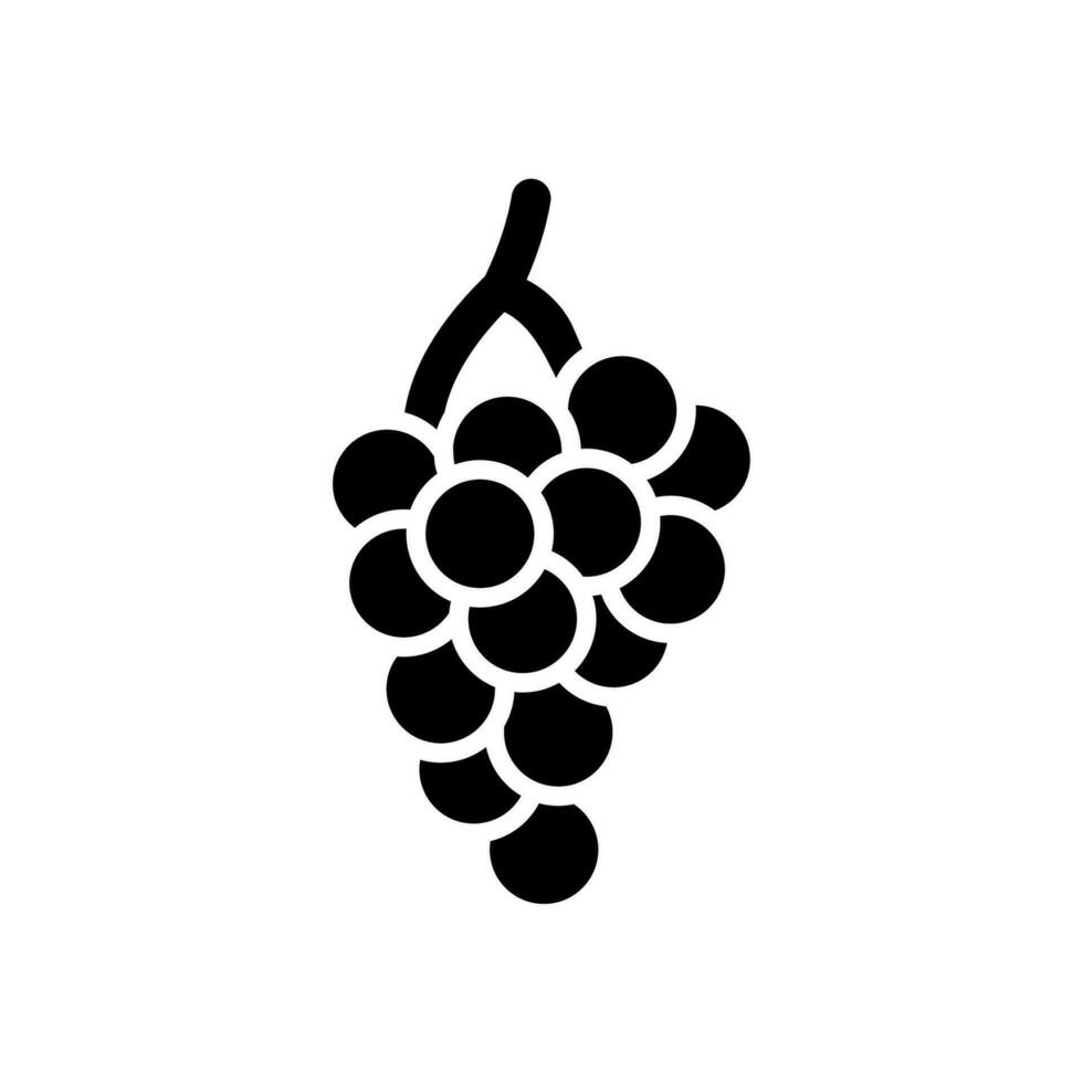 les raisins icône conception vecteur modèle