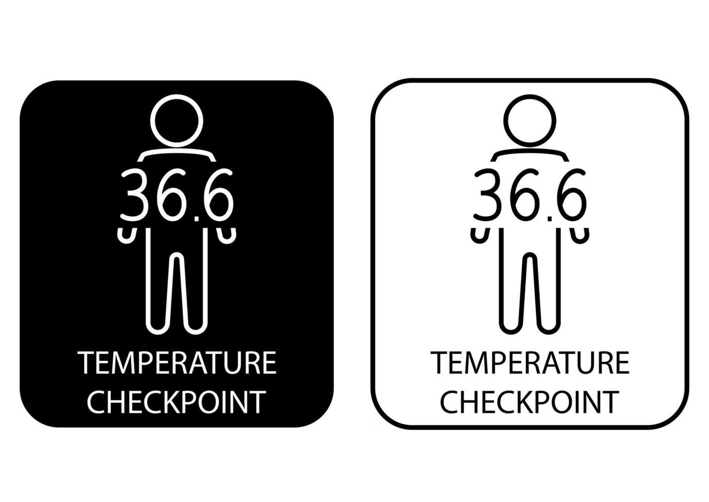 balayage de température. vérifier l'affiche de la température du corps humain. point de contrôle ou poste de mesure de la fièvre. il pourrait être utilisé dans la gare, l'aéroport ou d'autres lieux publics. vecteur