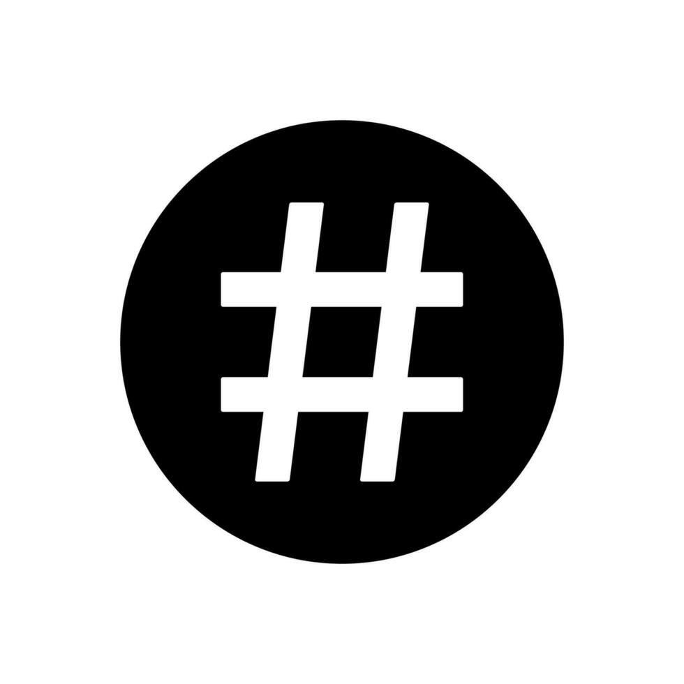 hashtag icône conception vecteur modèle