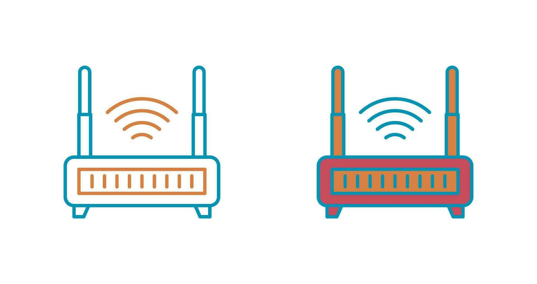 icône de vecteur de routeur wifi