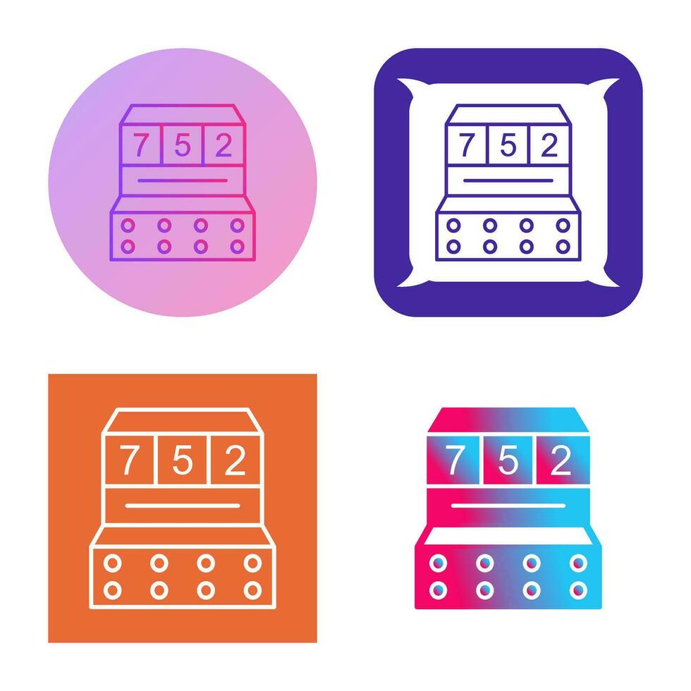 icône de vecteur de machine à sous