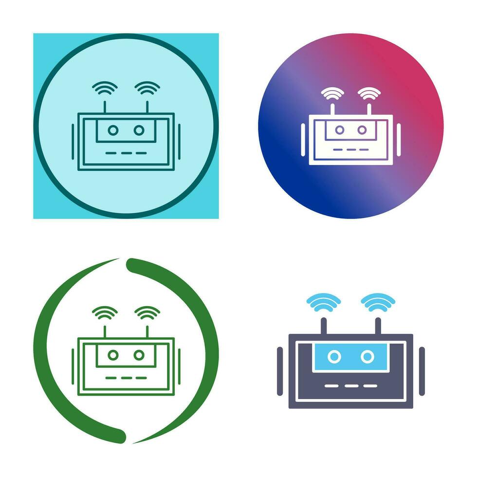 icône de vecteur de routeur