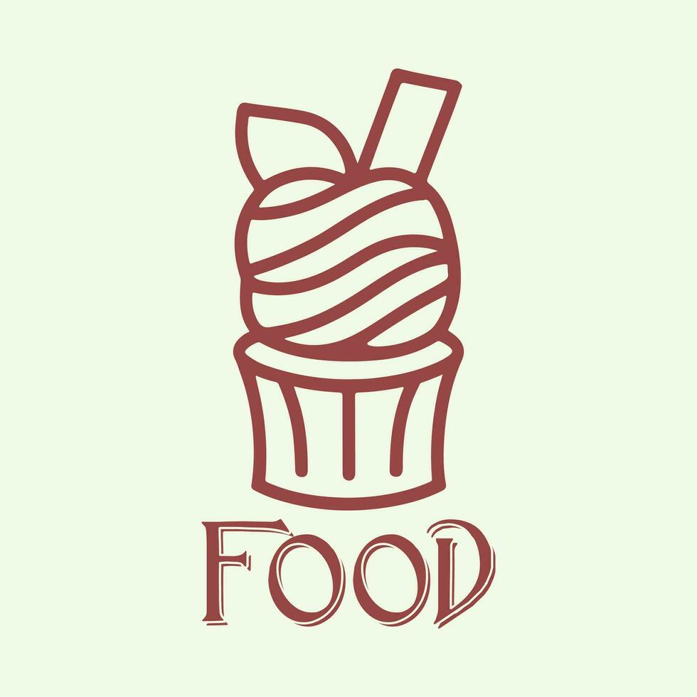 nourriture logo conception vecteur image
