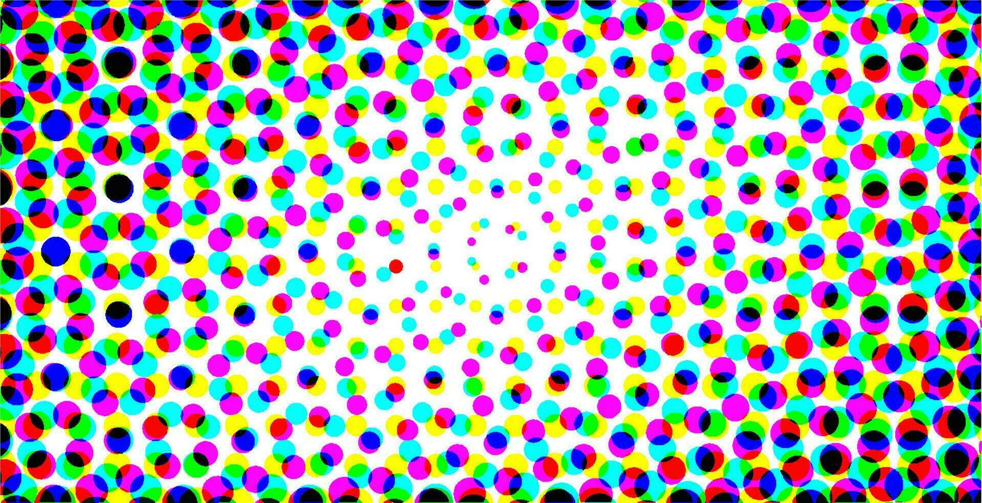 abstrait grunge demi-teinte Couleur à pois Contexte ou pente apparaitre toile de fond bannière vecteur illustration, amusement désordonné coloré vif rétro points texture élément modèle image