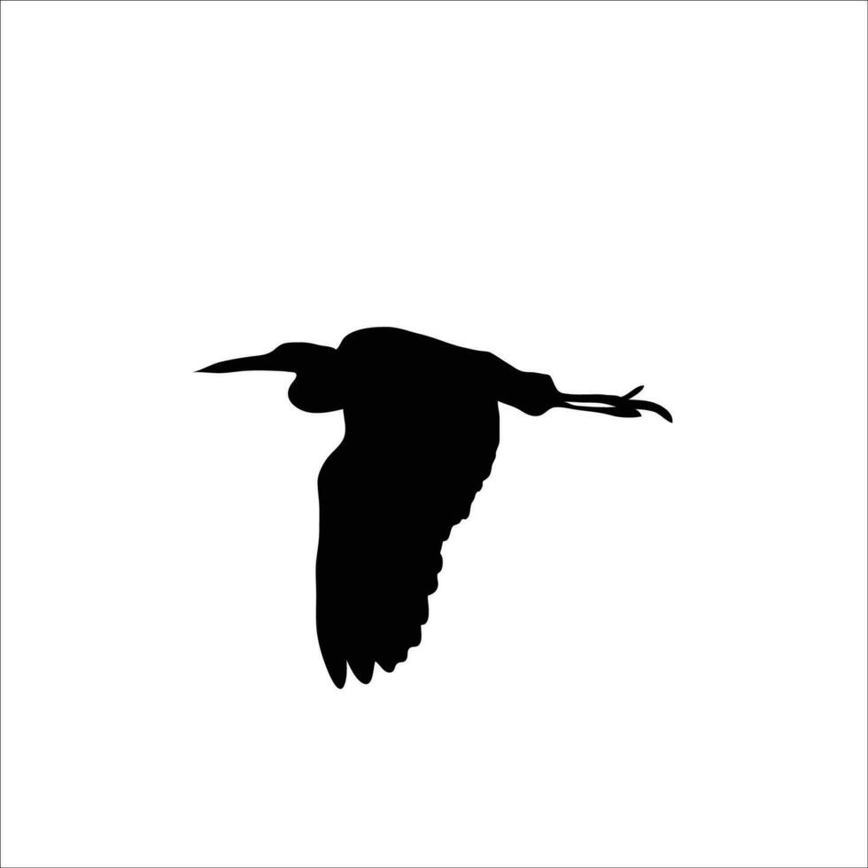 vecteur de silhouette d'oiseau