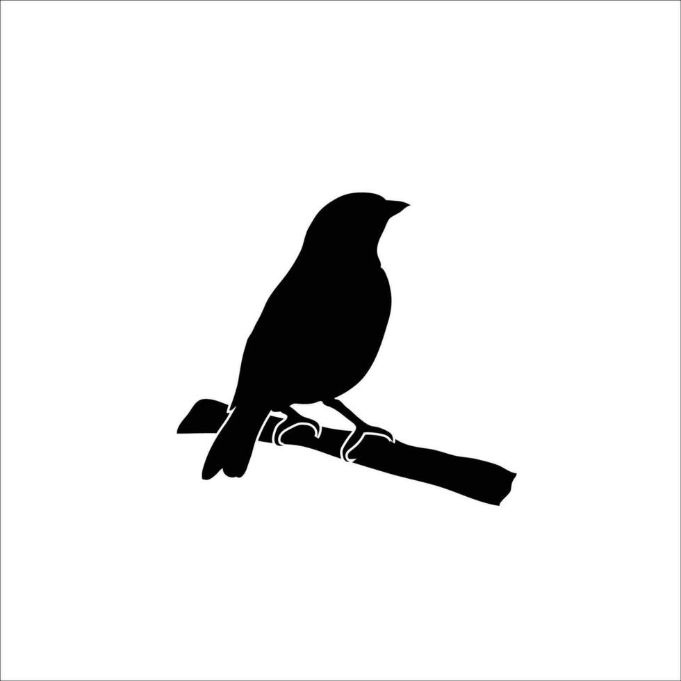 vecteur de silhouette d'oiseau