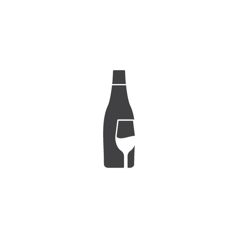 du vin logo icône vecteur