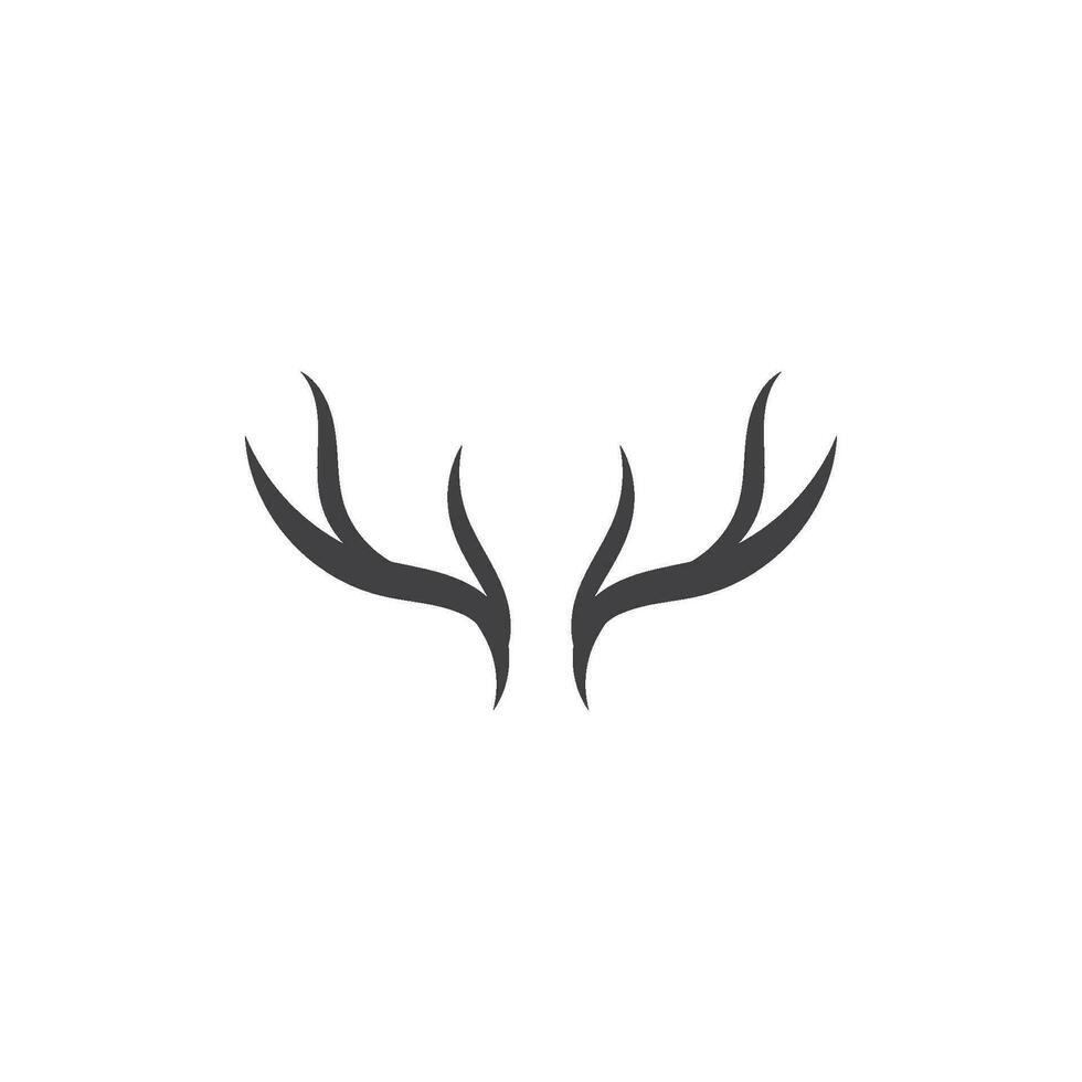 logo bois de cerf vecteur