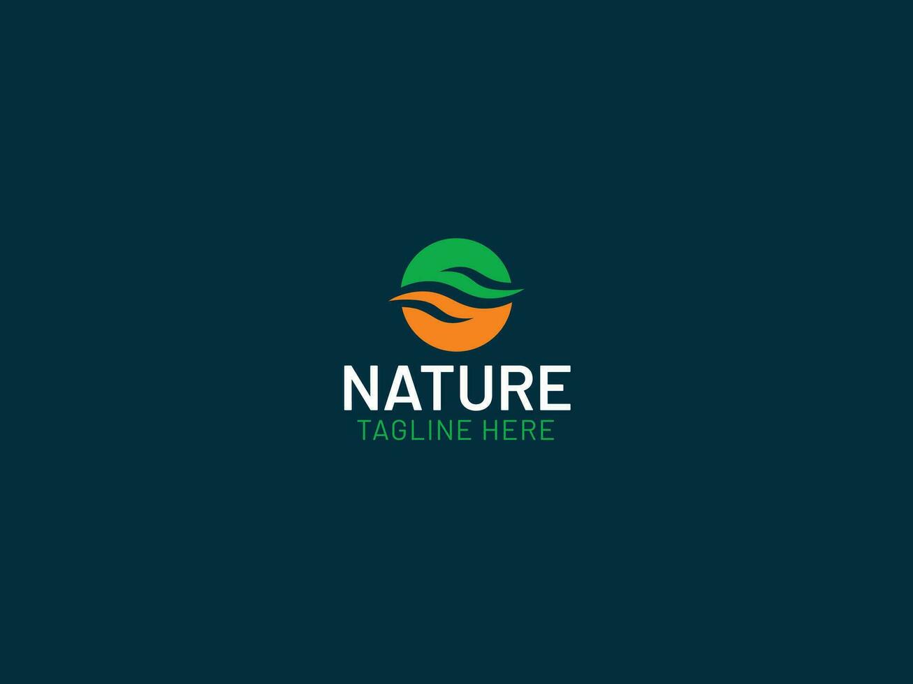 création de logo nature vecteur