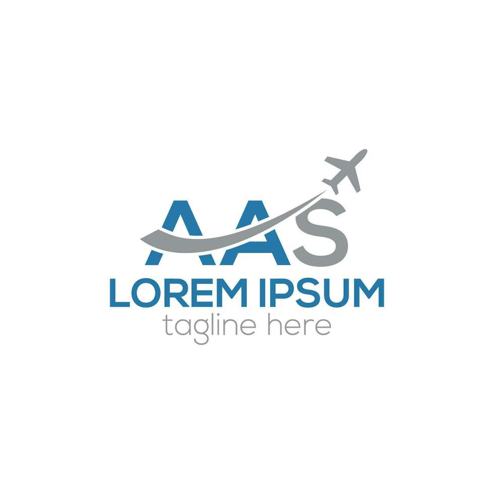 comme lettre aviation air avion logo conception vecteur modèle