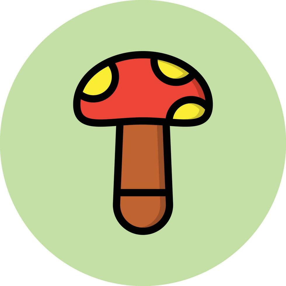 champignon vecteur icône illustration de conception
