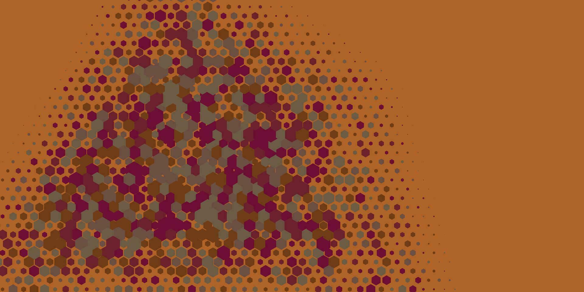 géométrique abstrait hexagone deux Couleur Contexte vecteur