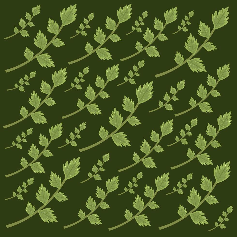 livèche herbes feuille vecteur illustration pour graphique conception et décoratif élément