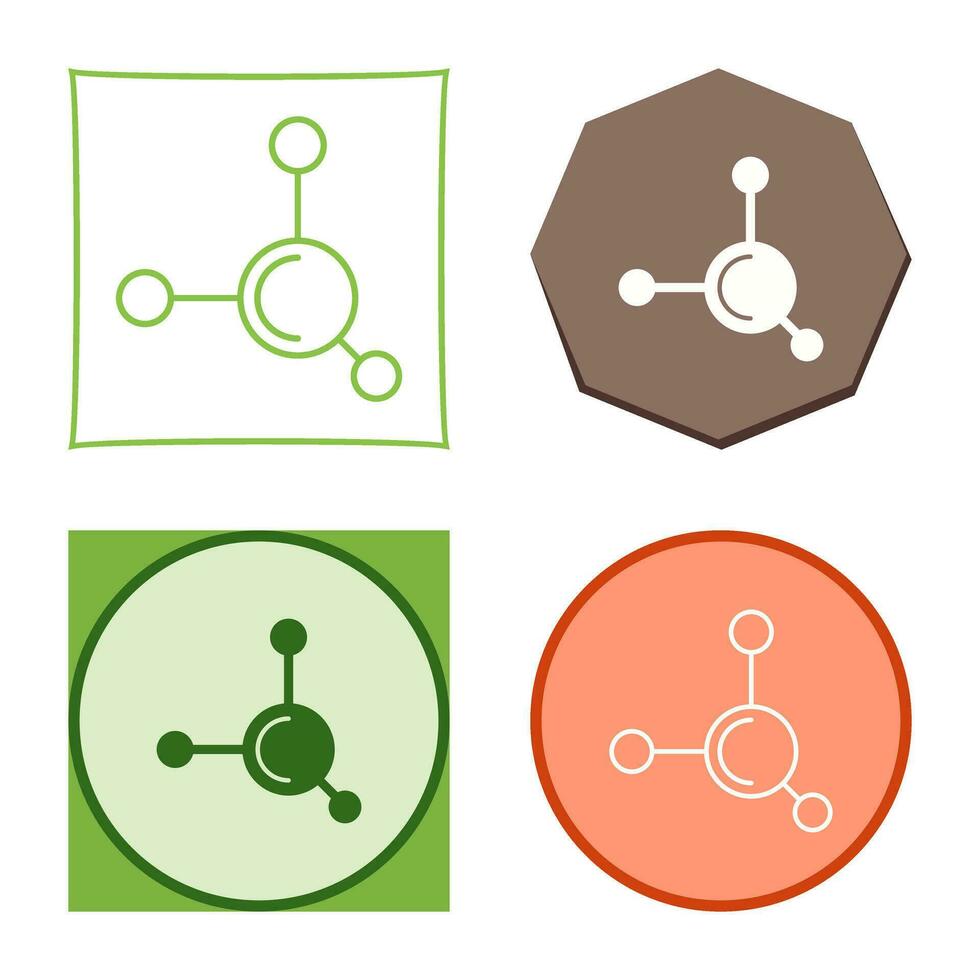 icône de vecteur de molécule