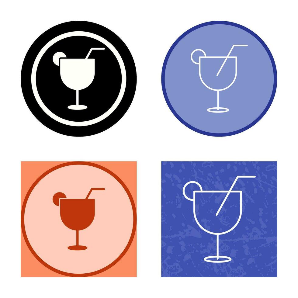icône de vecteur de boissons uniques