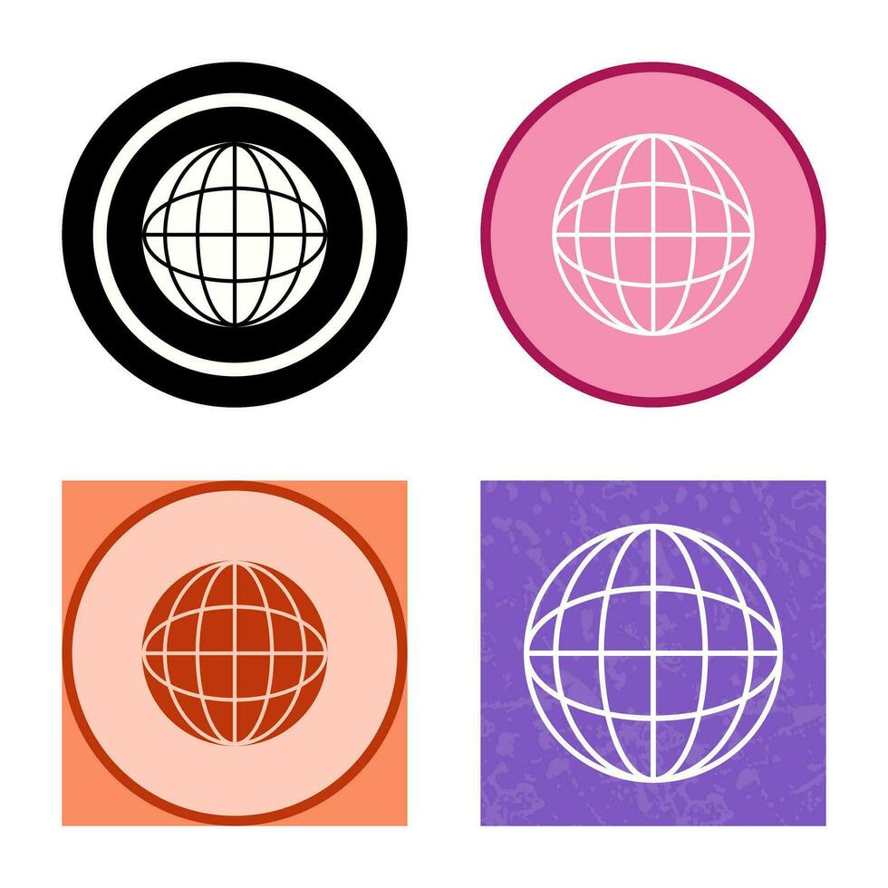 icône de vecteur de globe