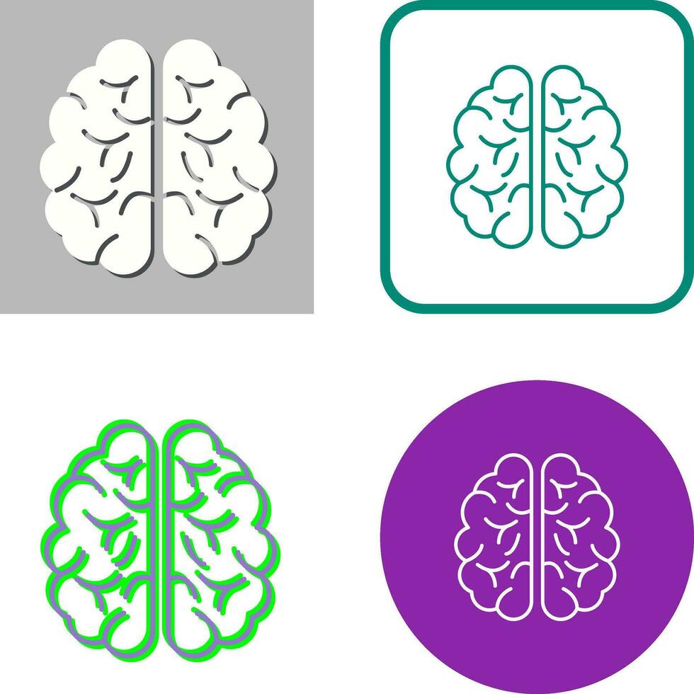 icône de vecteur de cerveau