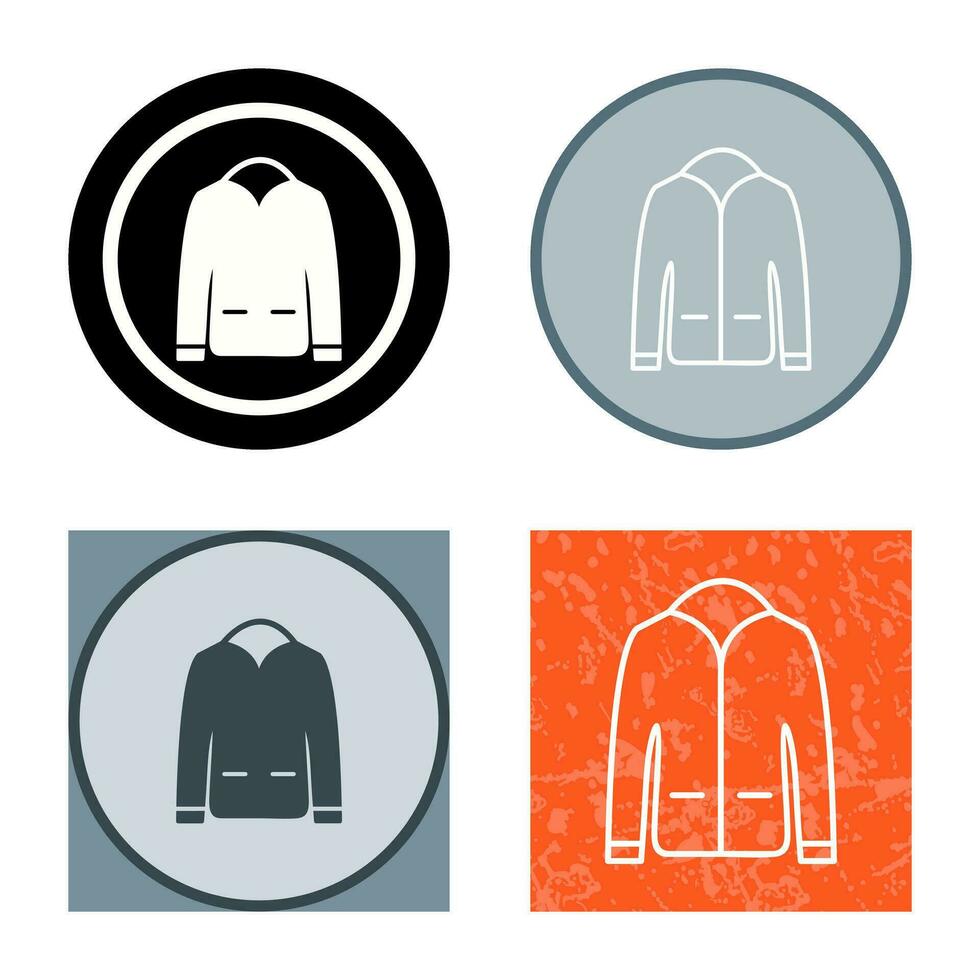 icône de vecteur de veste pour hommes
