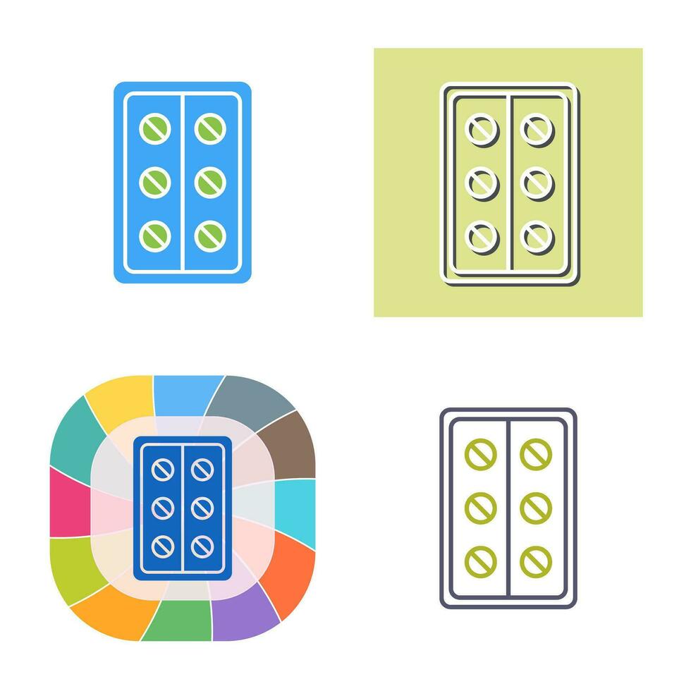 icône de vecteur de pilules