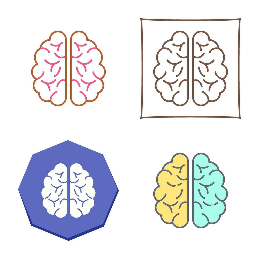 icône de vecteur de cerveau