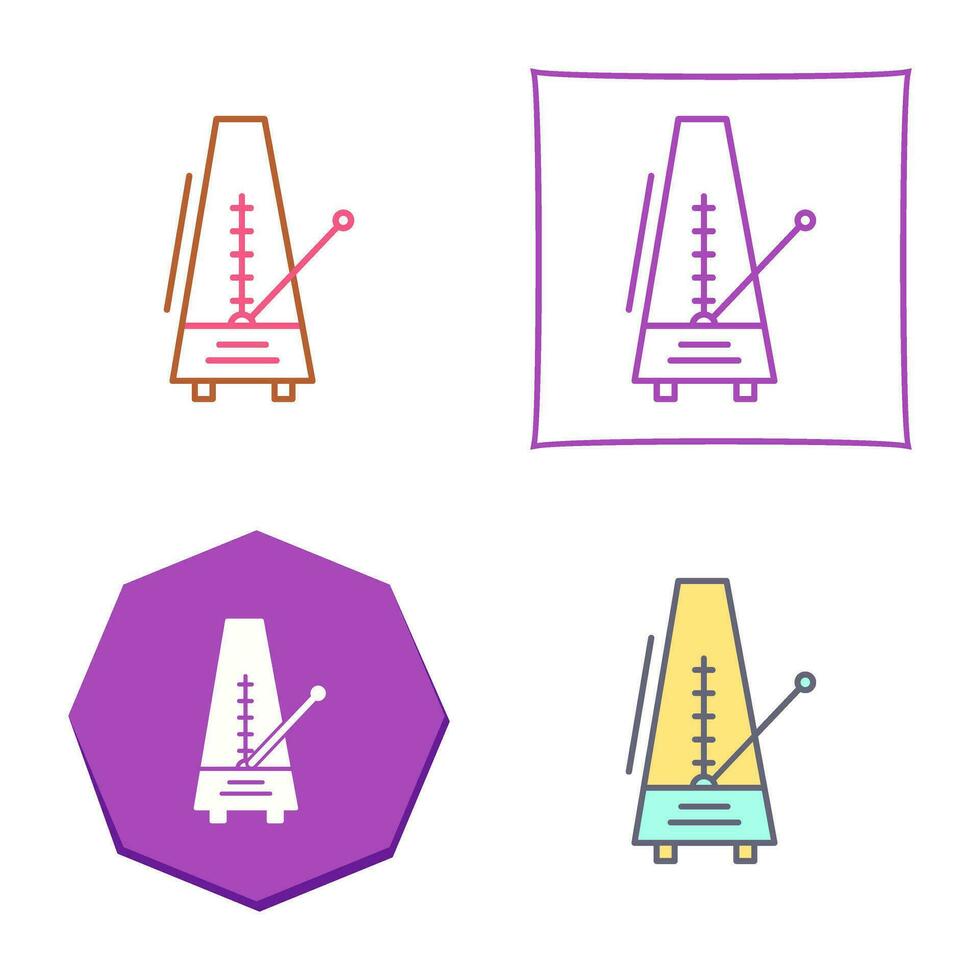 icône de vecteur de métronome