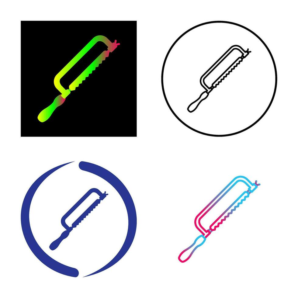 icône de vecteur de scie à métaux