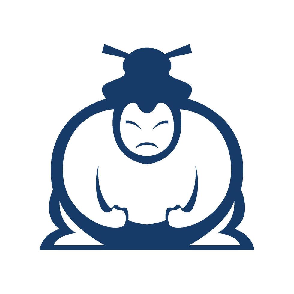 sumo logo icône conception vecteur