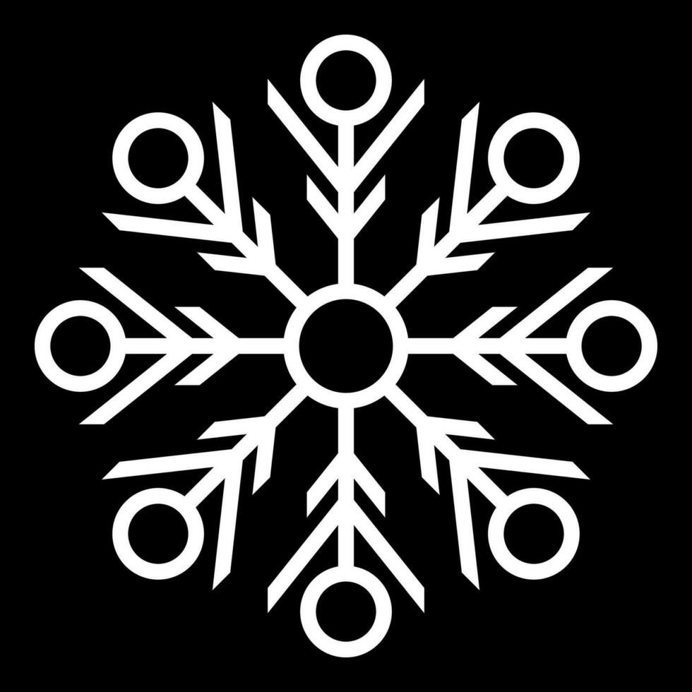 Noël neige icône, silhouette vecteur. ornement conception pour affiches, salutation cartes, dépliants, bannières, hiver et Nouveau année social médias. vecteur