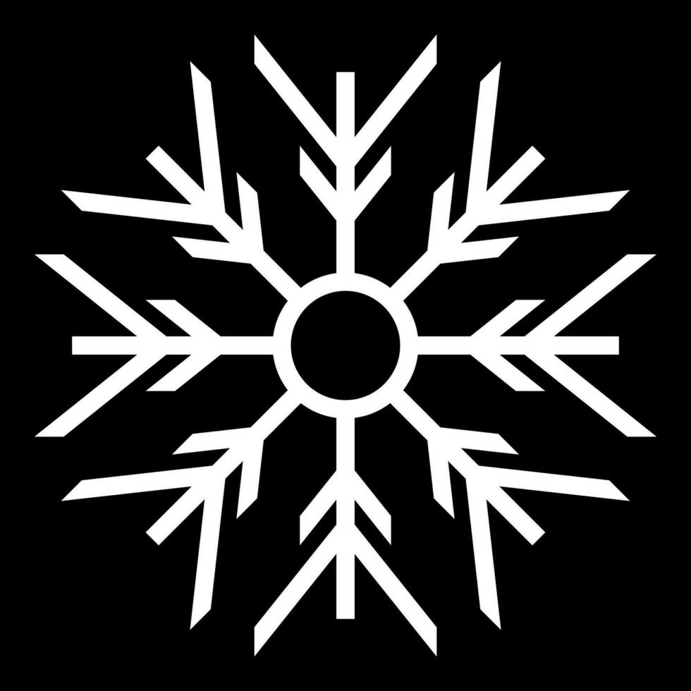 Noël neige icône, silhouette vecteur. ornement conception pour affiches, salutation cartes, dépliants, bannières, hiver et Nouveau année social médias. vecteur