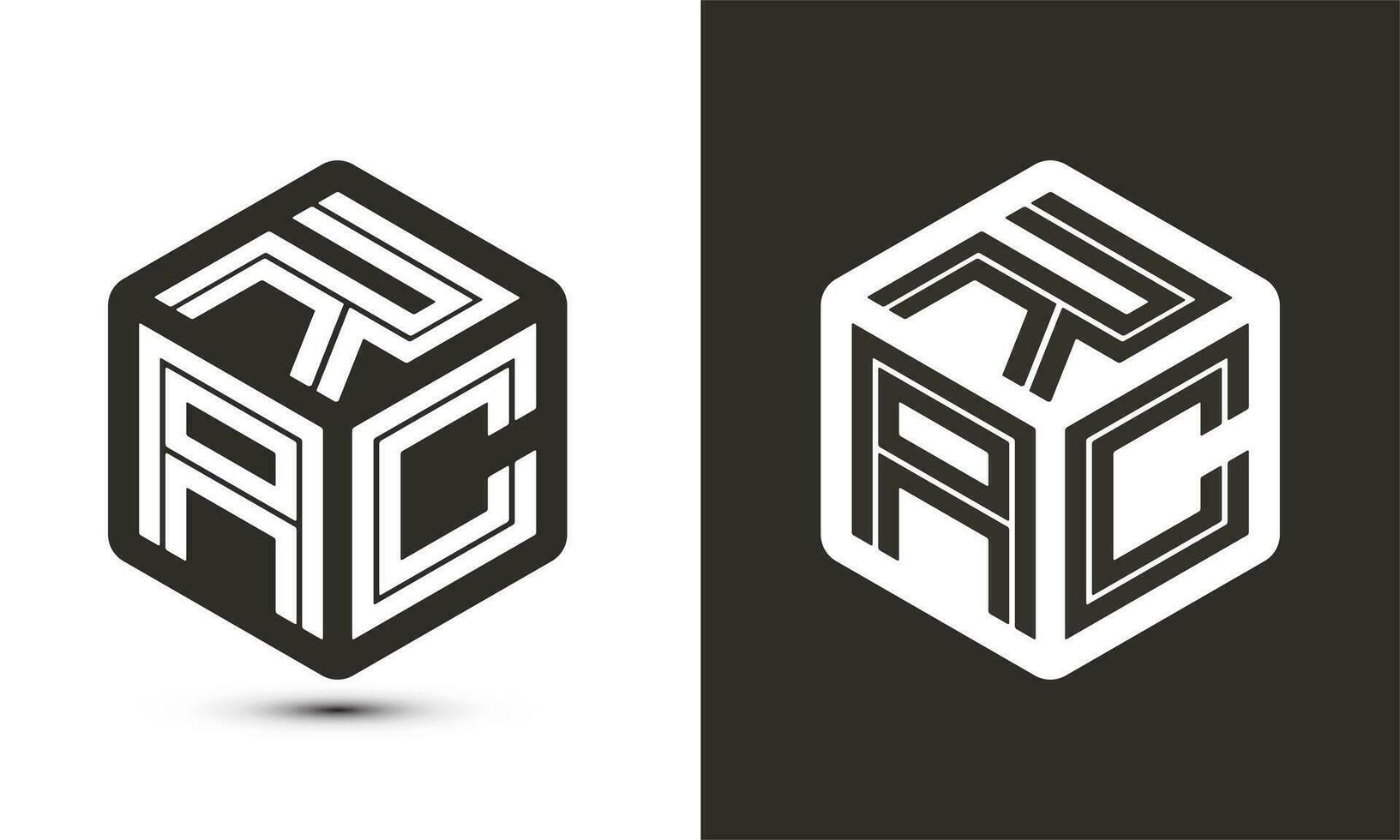 course lettre logo conception avec illustrateur cube logo, vecteur logo moderne alphabet Police de caractère chevauchement style.