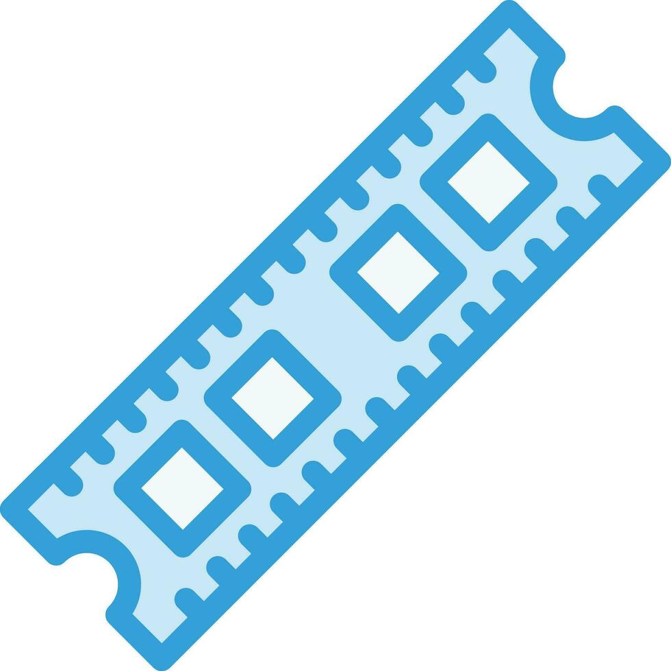 illustration de conception d'icône de vecteur de ram