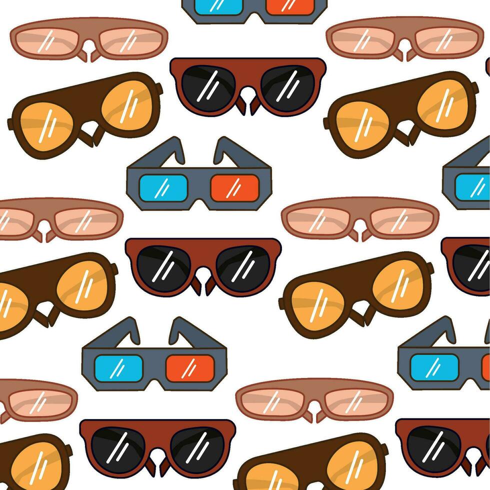 tendance des lunettes de soleil modèle Contexte vecteur illustration