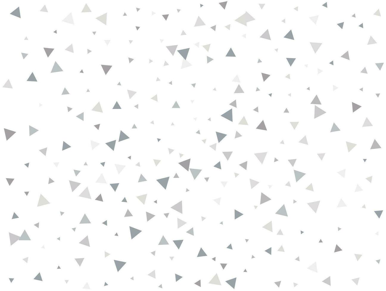 Noël lumière argent triangulaire briller confettis Contexte. blanc de fête texture vecteur