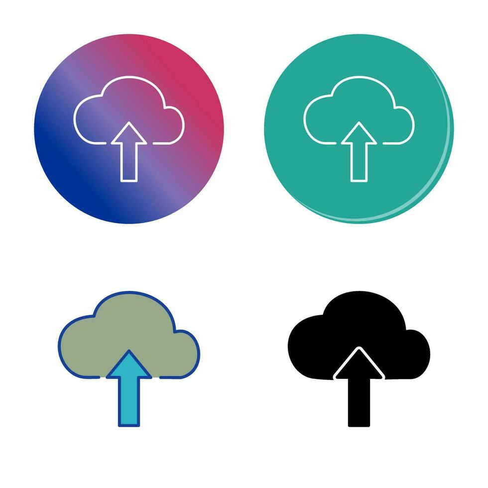 télécharger sur l'icône de vecteur de nuage