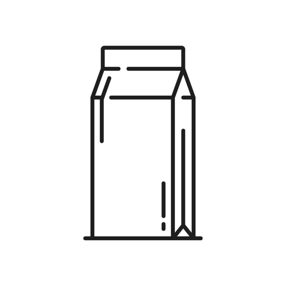 carton paquet de lait, papier jus boîte maquette vecteur