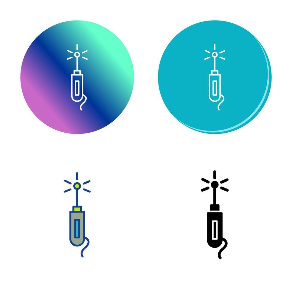 icône de vecteur de stylo laser