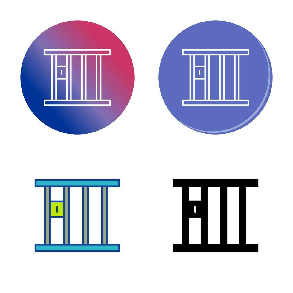 icône de vecteur de prison