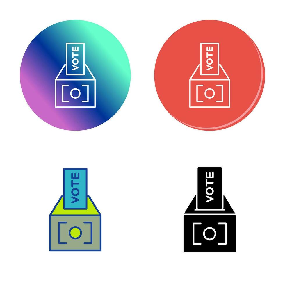 icône de vecteur de vote