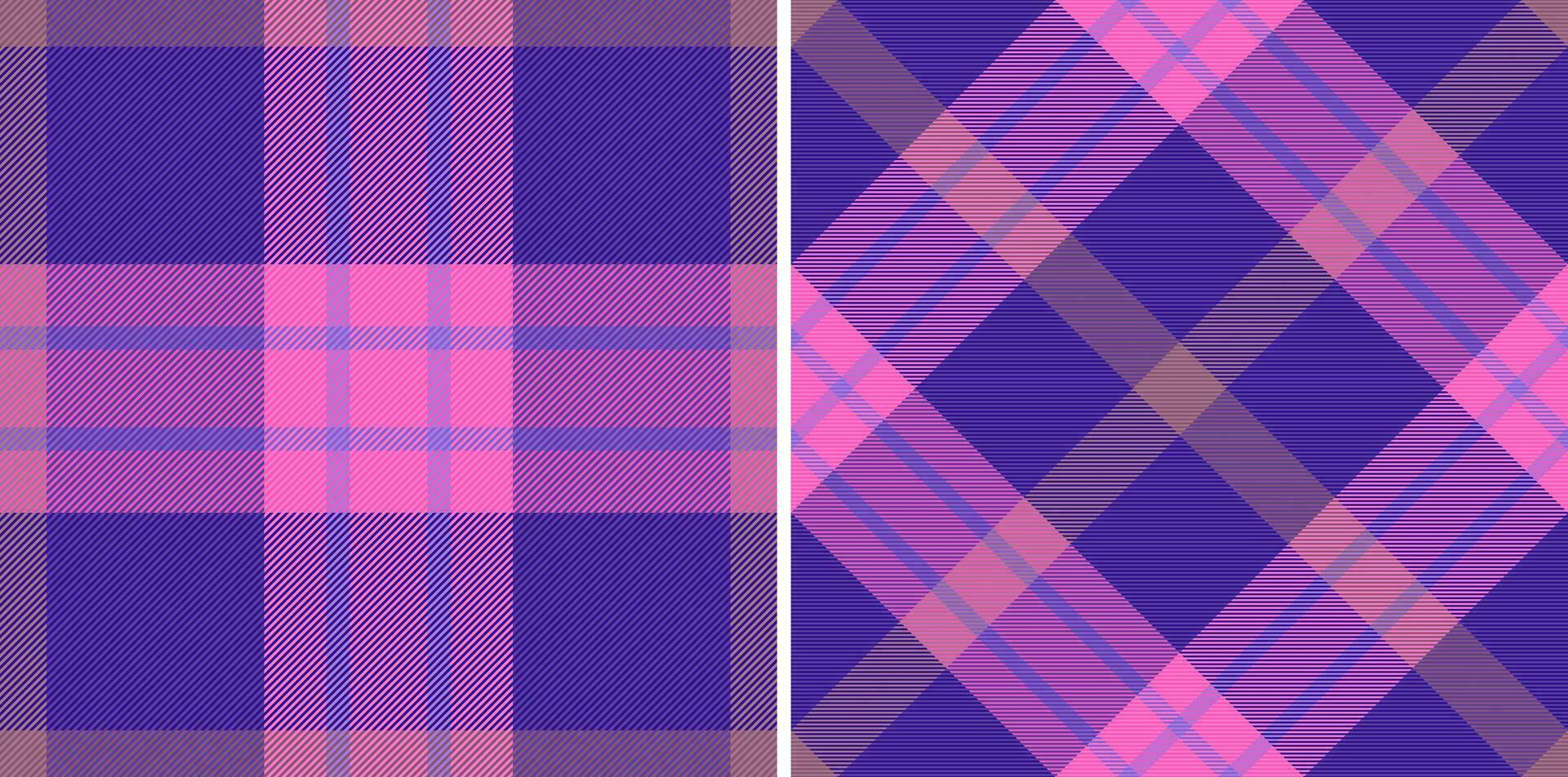 sans couture textile vérifier de texture Contexte modèle avec une plaid tartan en tissu vecteur. vecteur