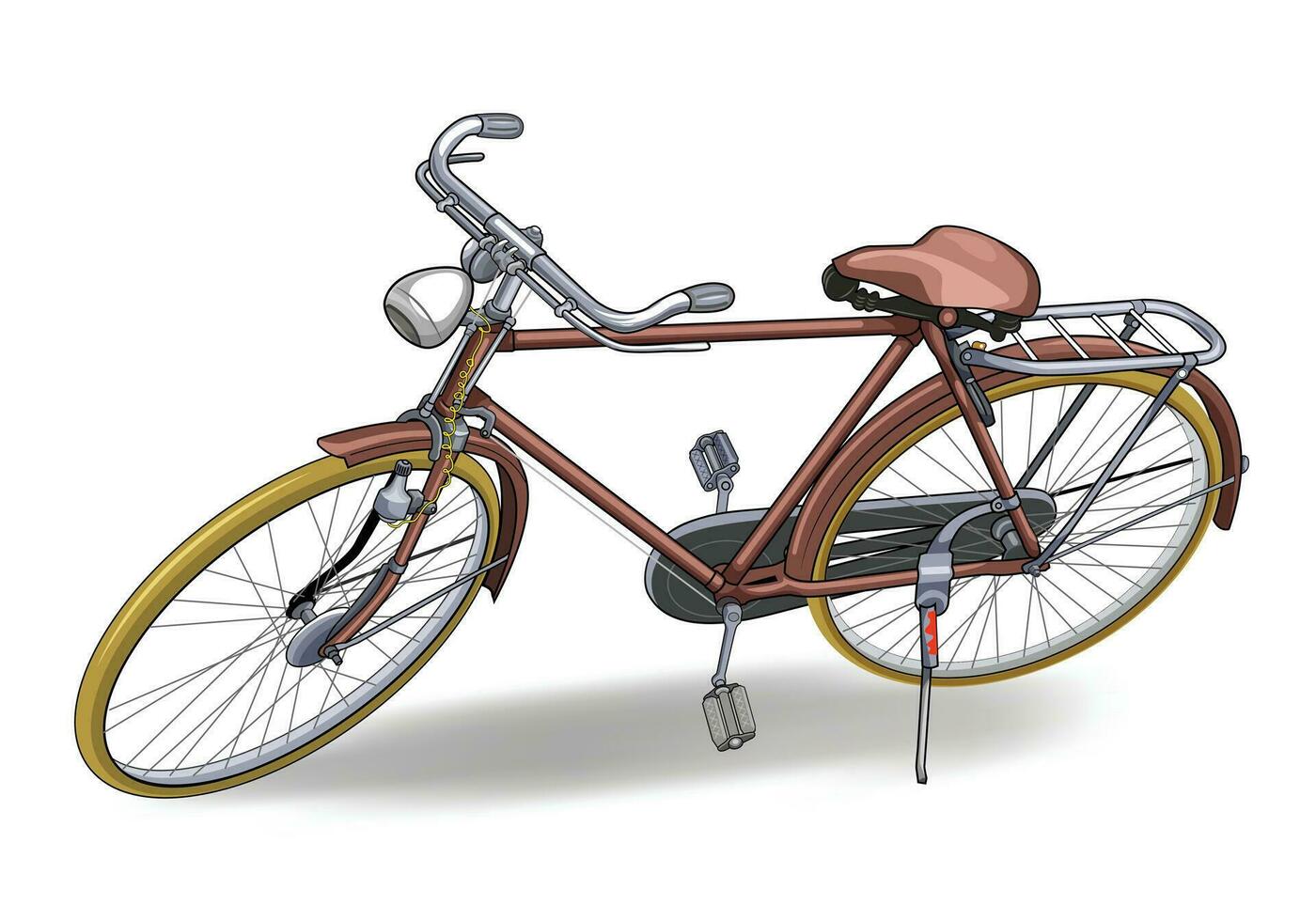 classique vélo isolé vecteur pour Contexte conception.