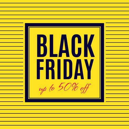 Black Friday Sale Poster design vecteur