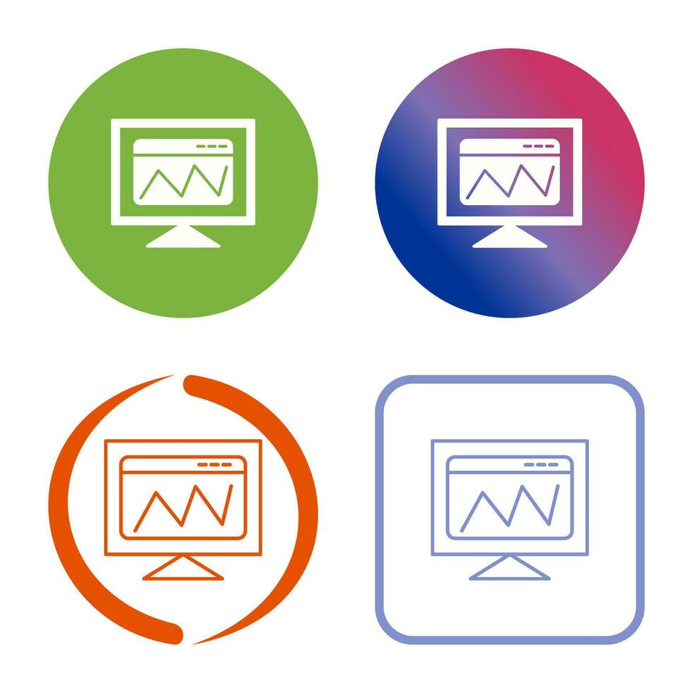 icône de vecteur d'analyse web