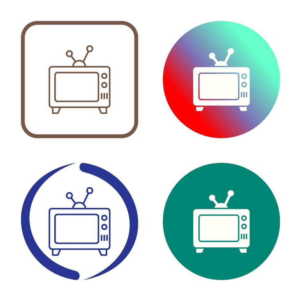 icône de vecteur de télévision